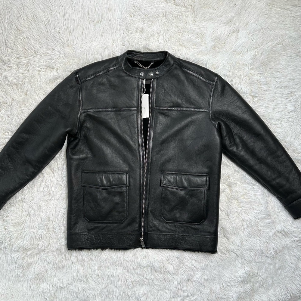 Anine Bing Henry Leather Jacket - Picture 7 of 12